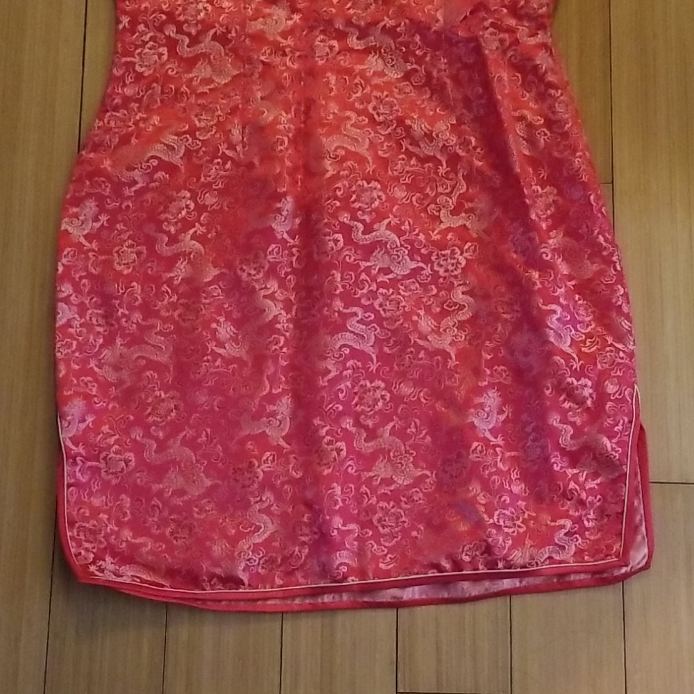 hand made Chinese traditional silk dress - Picture 6 of 8